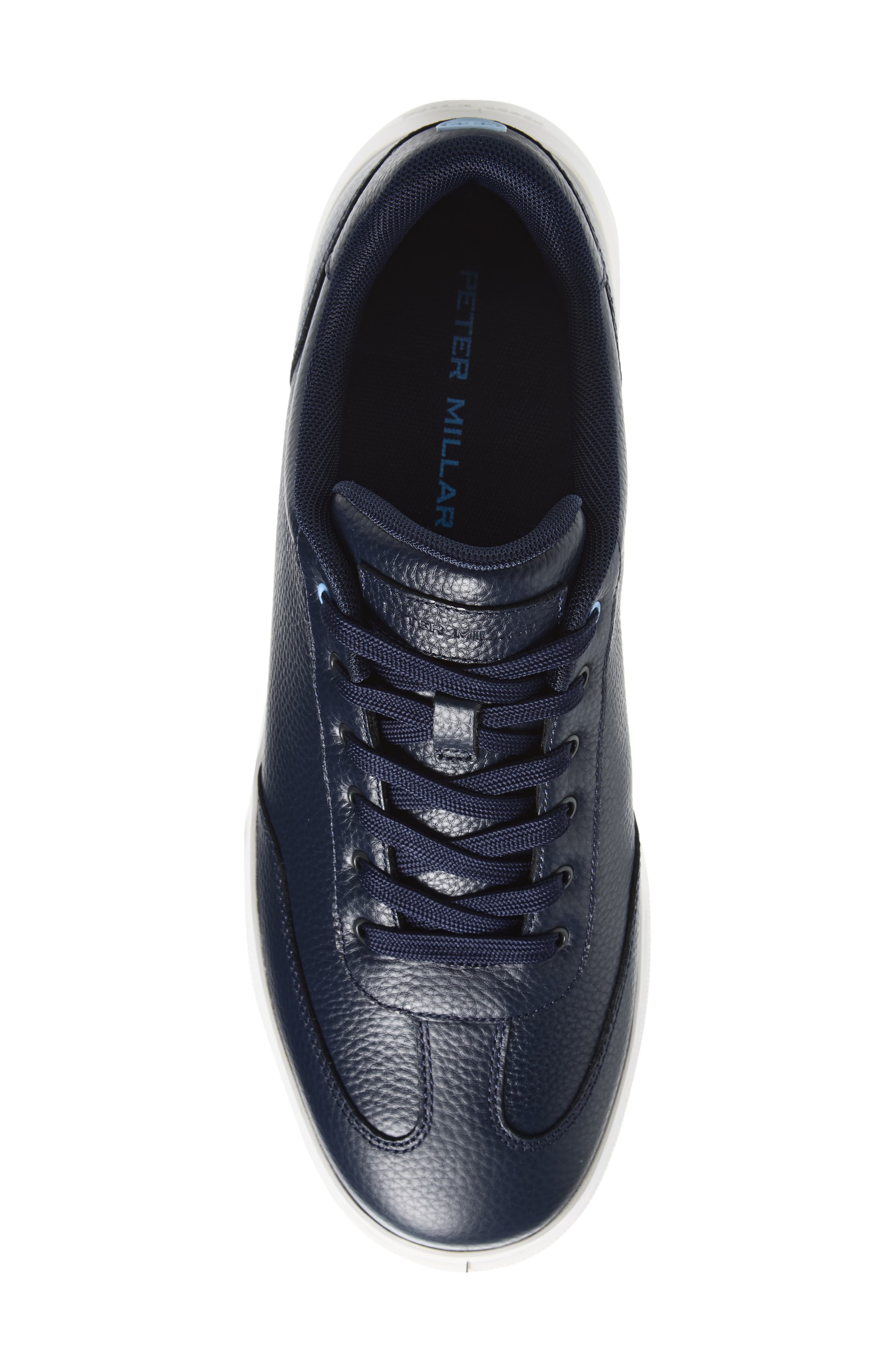 Drift Hybrid Water Resistant Leather Golf Shoe, Alternate, color, NAVY