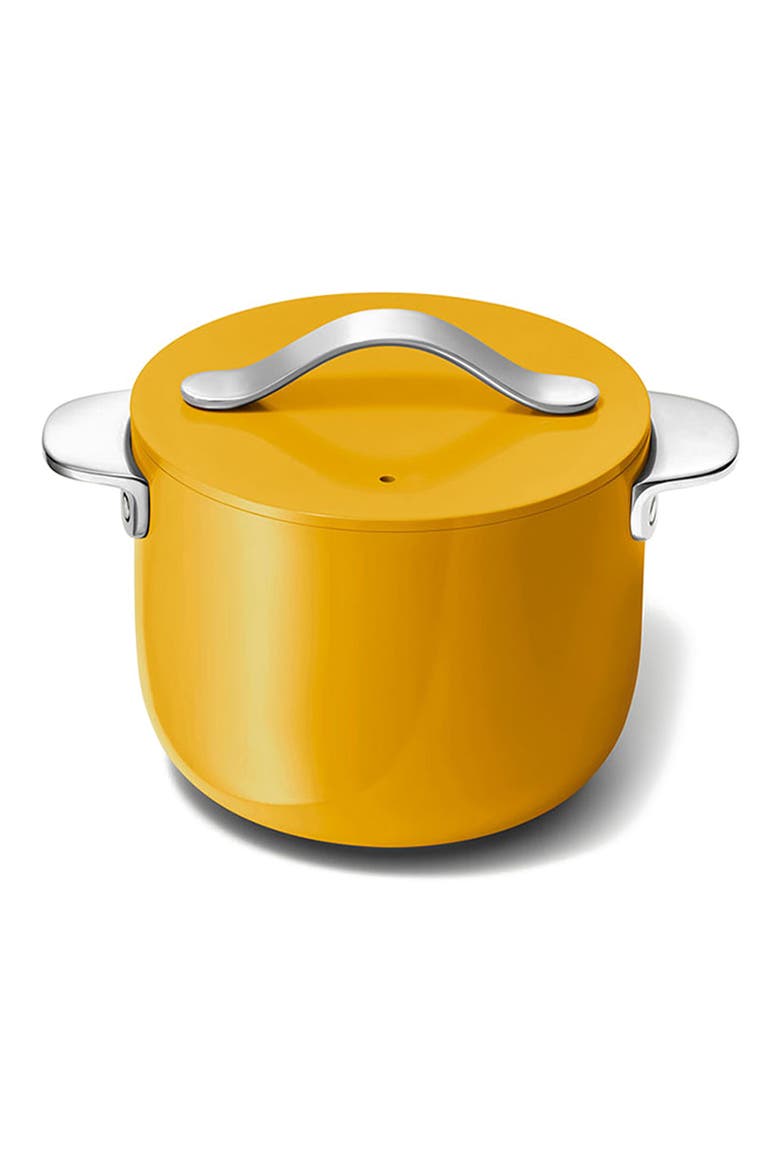 Nonstick Ceramic Petite 2-Quart Cooker with Lid, Alternate, color, MARIGOLD
