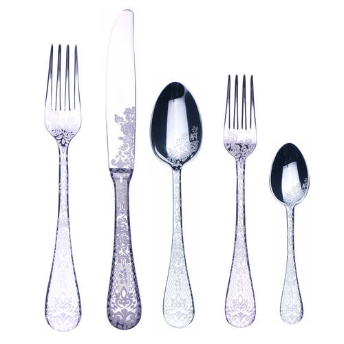 Mepra Casablanca Flatware Set In Silver
