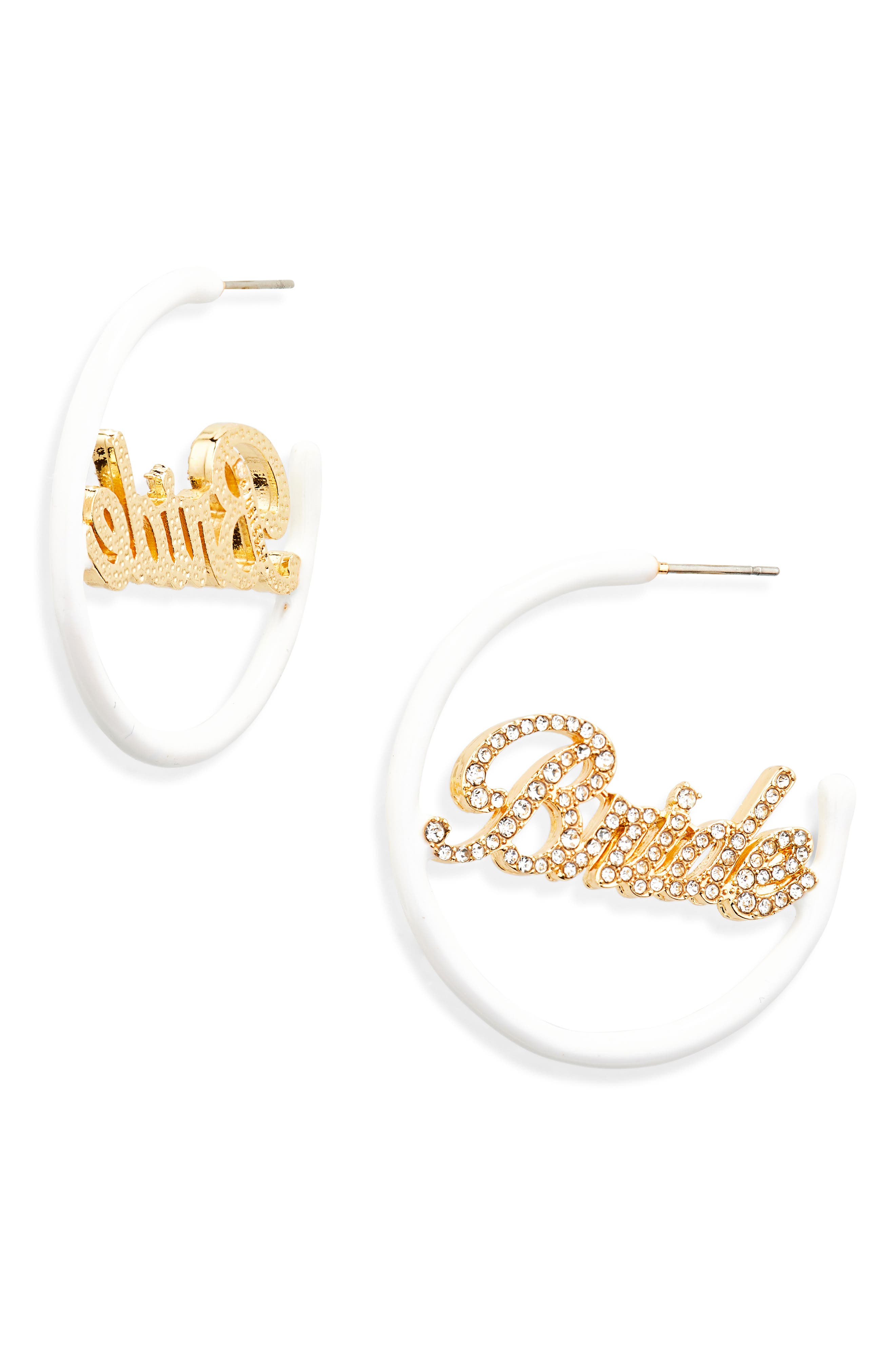 BaubleBar Wife Of the Party Hoop Earrings