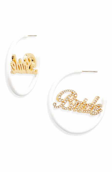 BaubleBar Wife Of the Party Hoop Earrings