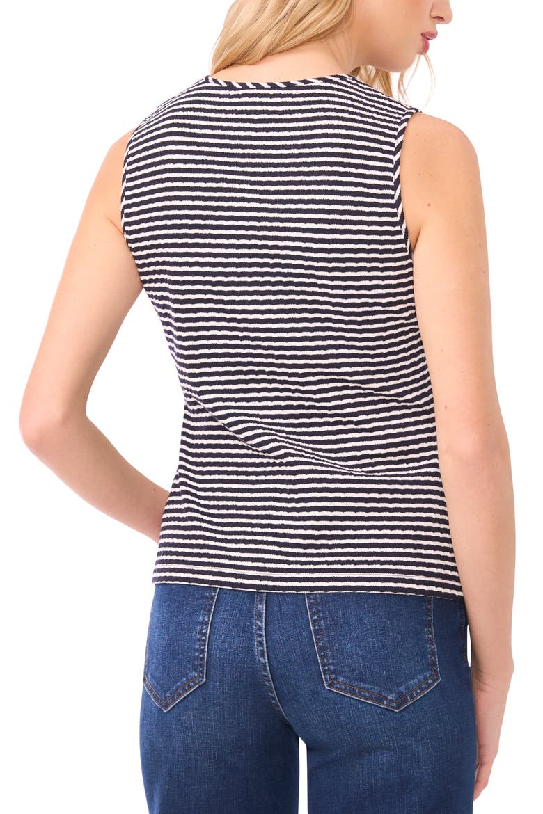 Easy Stripe Knit Tank, Alternate, color, BARITONE BLUE