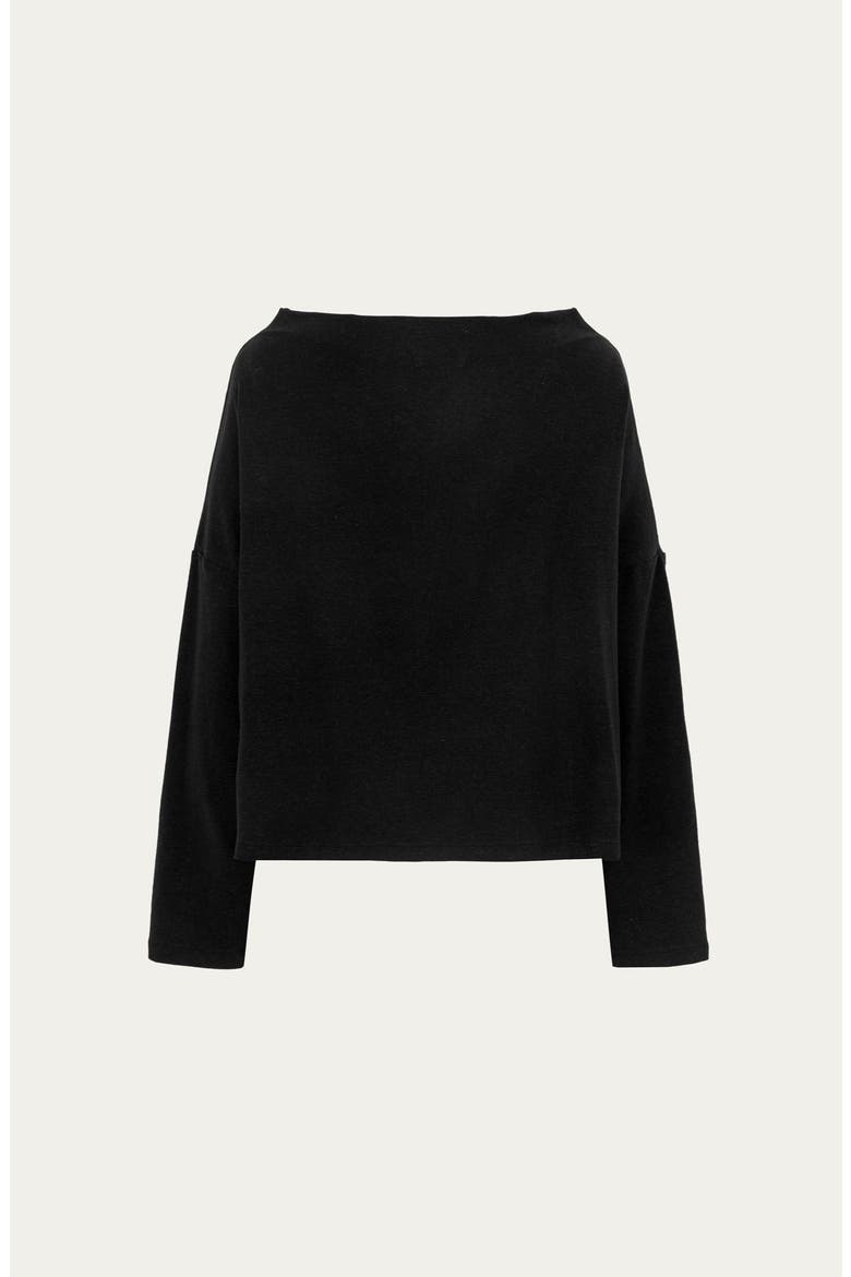 Hemp Essentials Off The Shoulder Top, Alternate, color, black