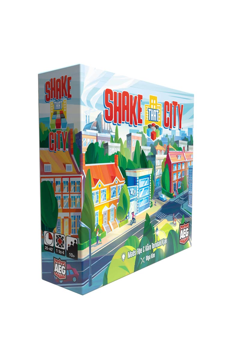 Alderac Entertainment Group Shake That City Dexterity City Building Board Game, Main, color, Multicolored