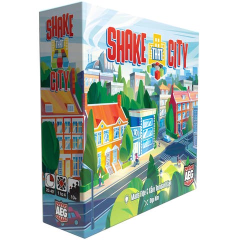 Shake That City Dexterity City Building Board Game