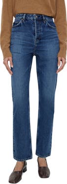 Reformation Cynthia High Waist Straight Leg Jeans