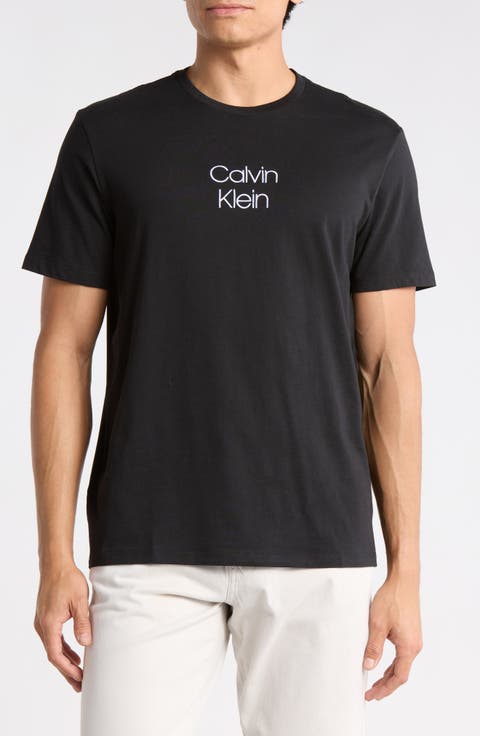 Calvin Embroidered Graphic Tee