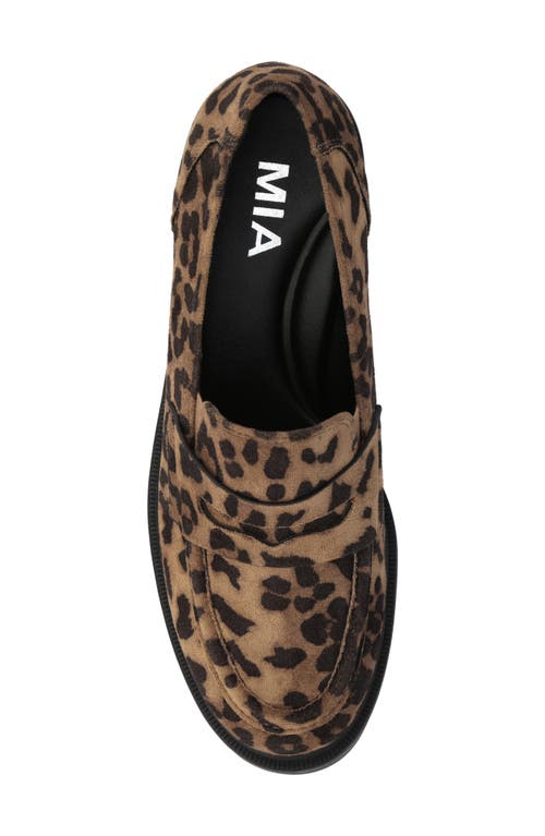 Mia Yoani Lug Sole Penny Loafer In Multi