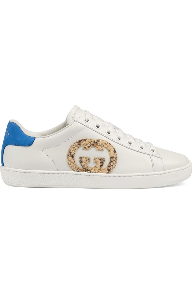 Gucci Ace Python Gucci New Ace Genuine Python Logo Tennis Sneaker (Women) | Nordstrom