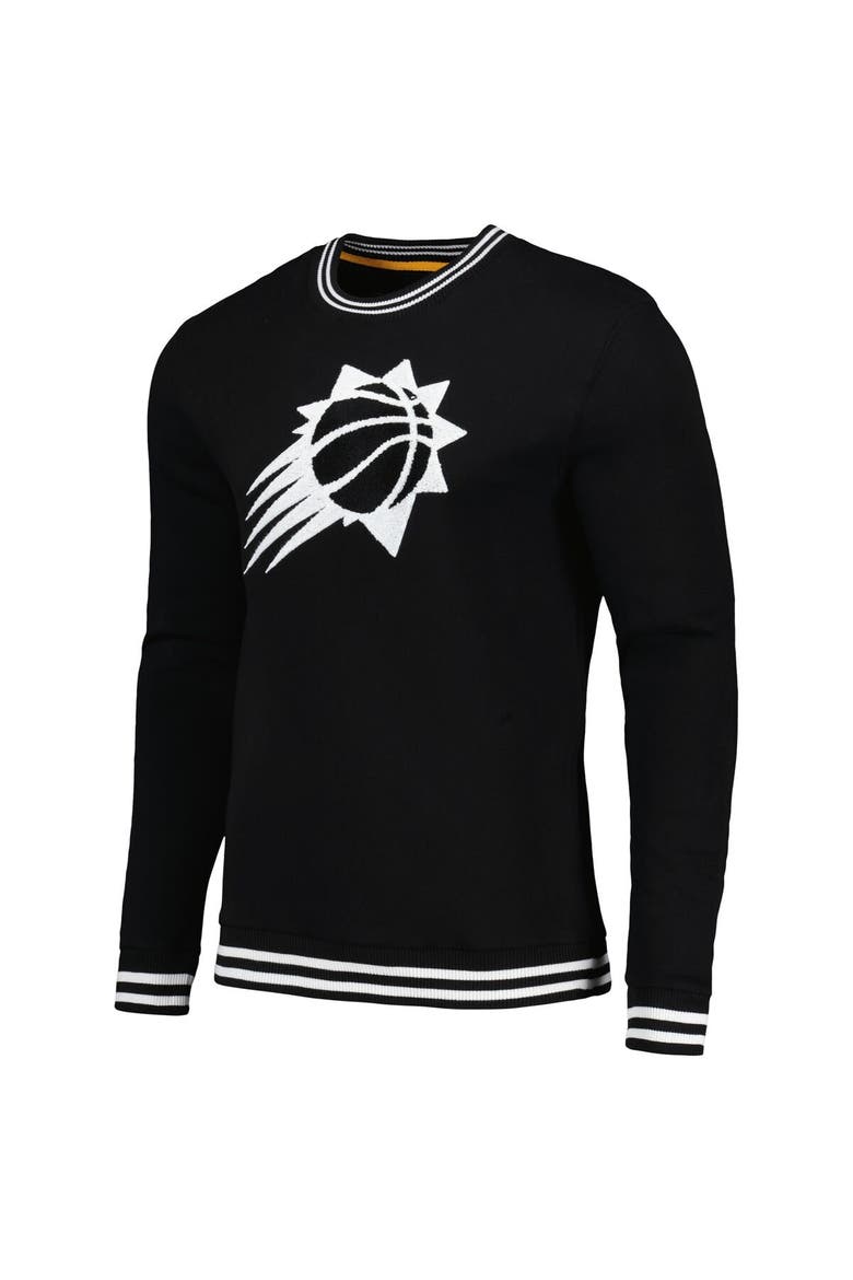 Men's Stadium Essentials Black Phoenix Suns Club Level Pullover Sweatshirt, Alternate, color, Black