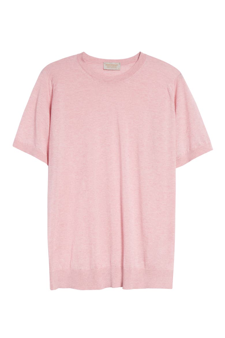 Coulter Sea Island Cotton & Cashmere T-Shirt (Nordstrom Exclusive), Alternate, color, ROSEATE