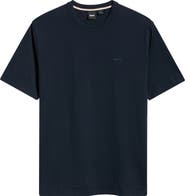 BOSS Taut Solid Cotton Logo T-Shirt