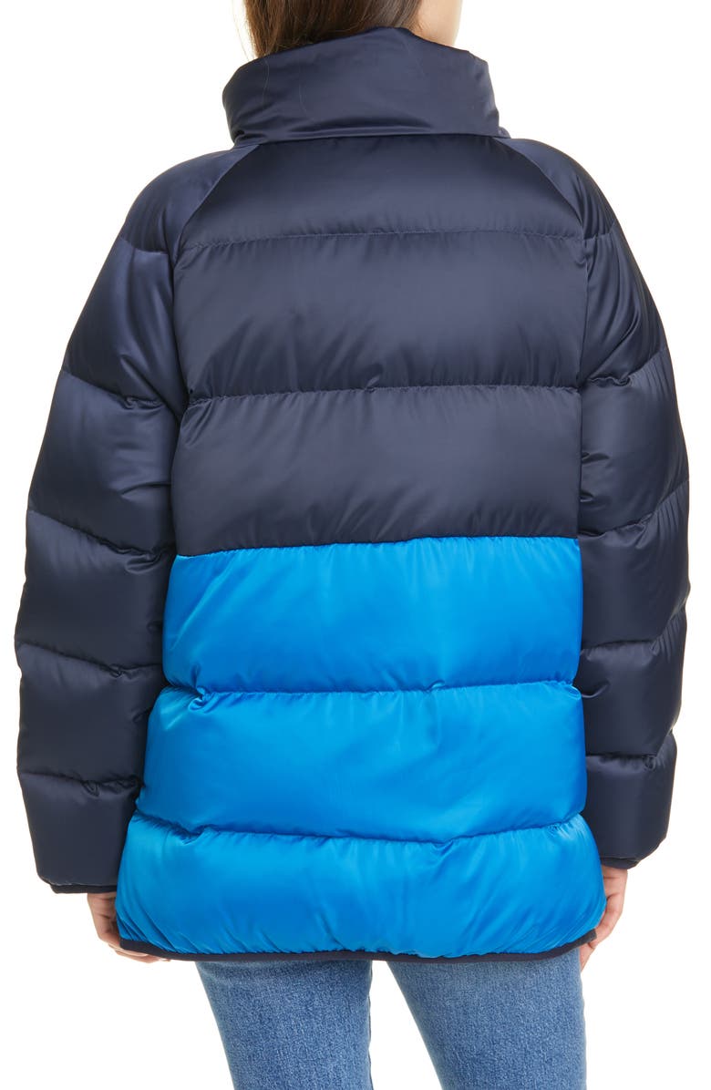 Tory Sport by Tory Burch Tory Sport Water Resistant Performance Satin Packable Down Jacket, Alternate, color, 