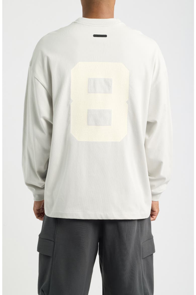 Merch Long Sleeve Cotton Mesh Graphic T-Shirt, Alternate, color, OVERCAST