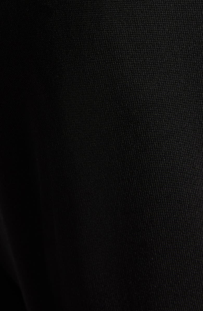 Bottega Veneta Fluid Matte Jersey Straight Leg Pants, Alternate, color, Black