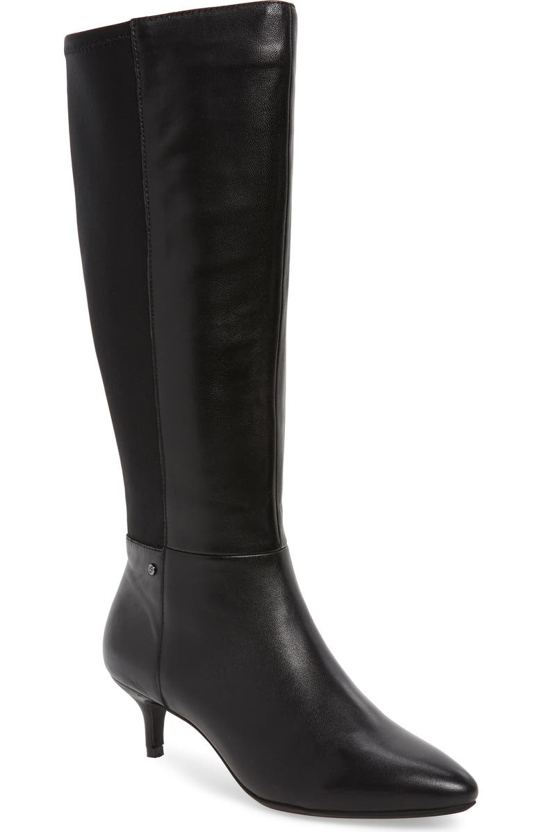 Sudini Beverly Stretch Back Knee High Boot, Main, color,