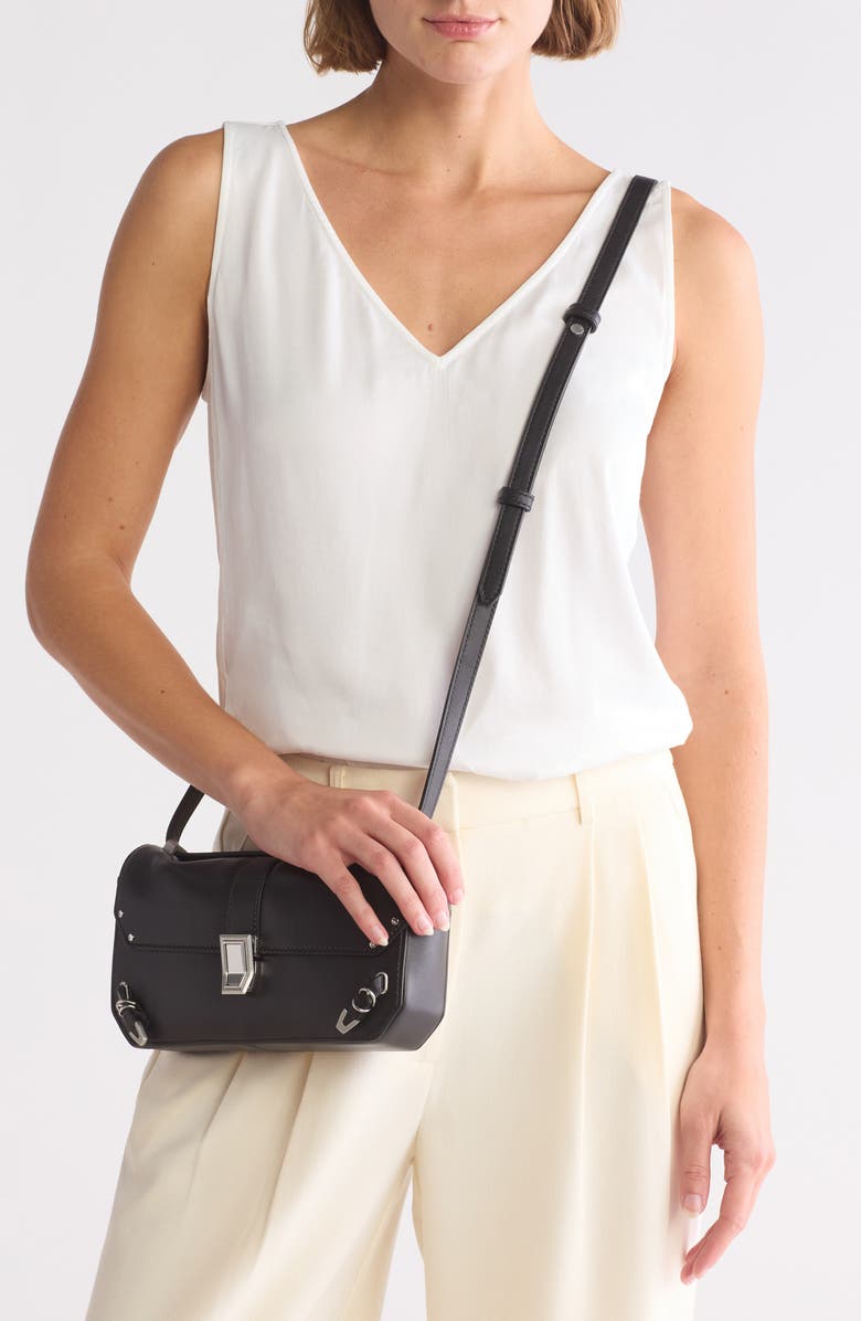 rag & bone Max Leather Convertible Shoulder Bag, Alternate, color,