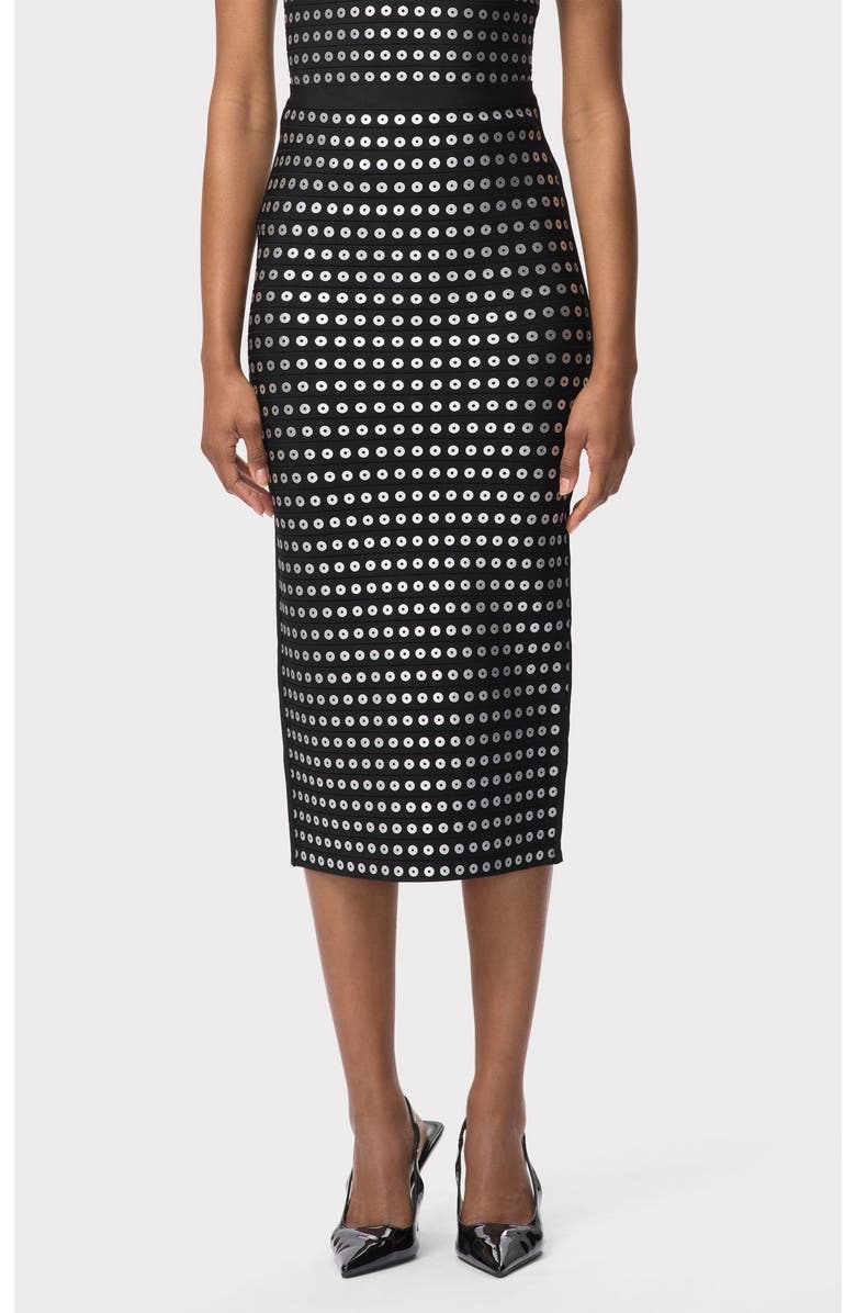 Herve Leger The Carina Skirt, Main, color, Black