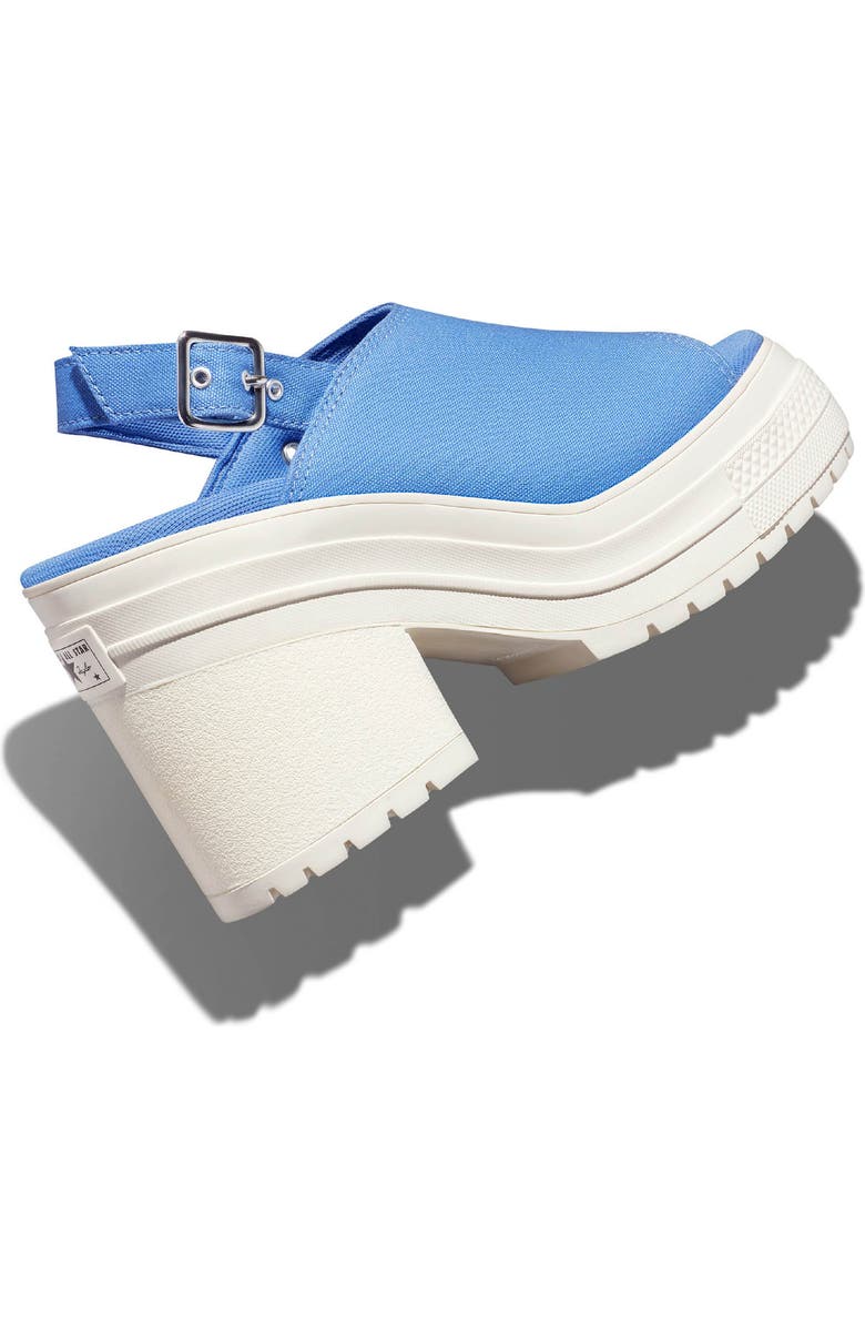 Converse Gender Inclusive Chuck 70 De Luxe Heel Slingback Sandal, Alternate, color, Open Sky/ Egret/ Open Sky