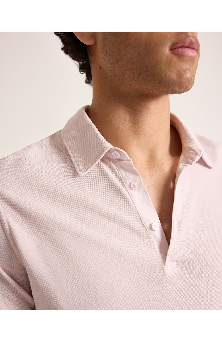 Orlebar Brown Garfield Classic Fit Garment Dye Jersey Polo Shirt, Alternate, color, Macaron Pink