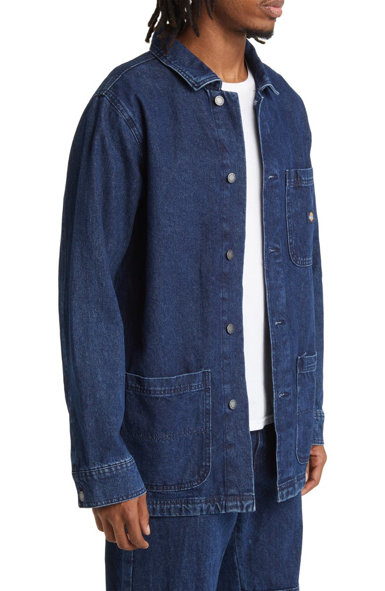 Dickies Denim Chore Coat, Alternate, color, 