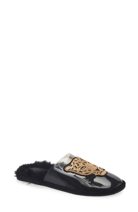 Crystal Leopard Slipper