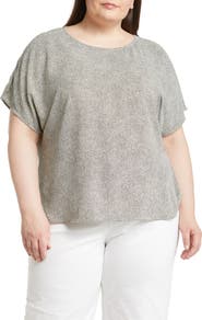 Anne Klein Dot Print Blouse