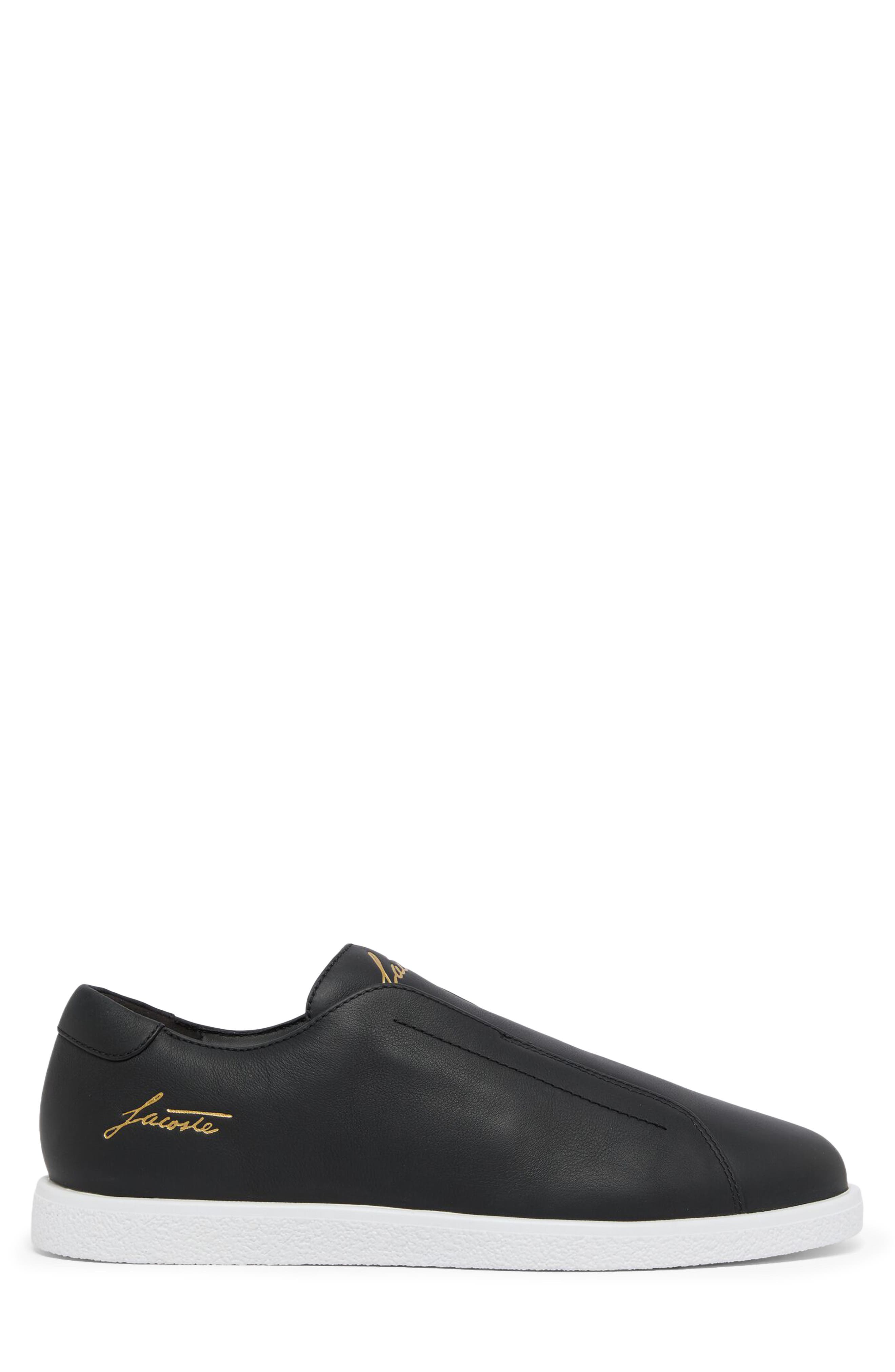 Linecourt Slip-On Sneaker, Alternate, color, BLACK/ WHITE
