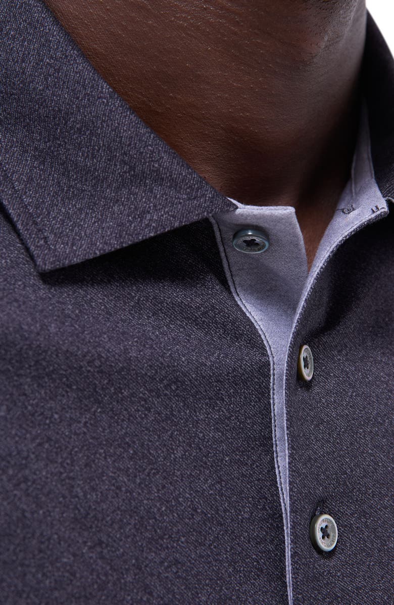 Bugatchi Vincent OoohCotton<sup>®</sup> Double Knit Solid Polo, Alternate, color, 