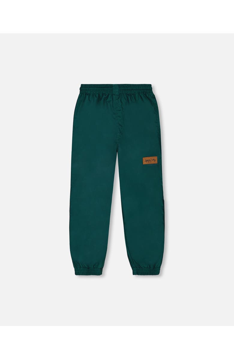 Deux par Deux Baby Boy's Splash Pants Forest Green, Main, color, 