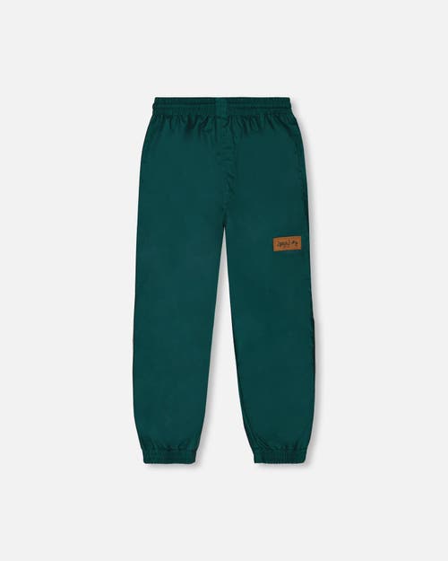 Deux Par Deux Baby Boy's Splash Pants Forest Green In Forest Green