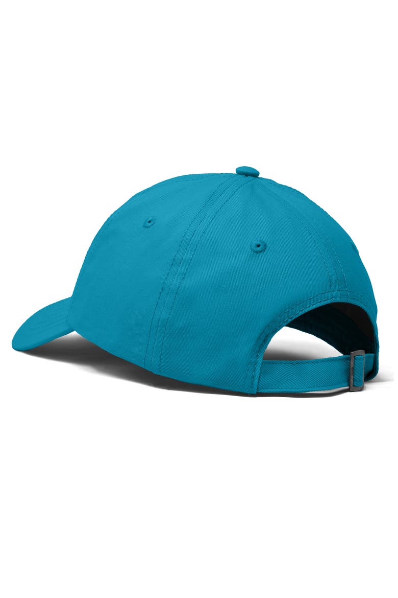 Yellow Gummy Embroidered Dad Cap, Alternate, color, Teal