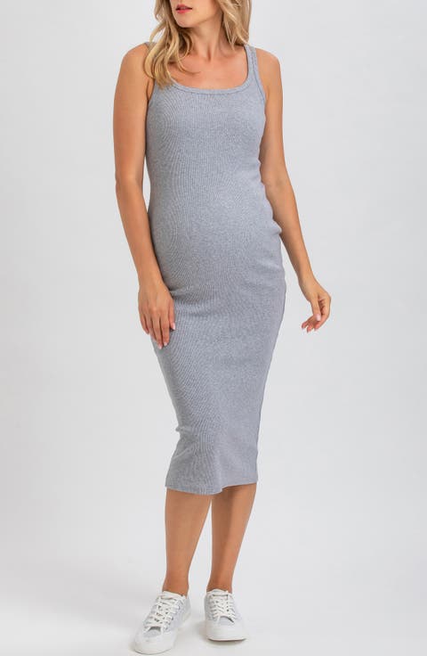 Rib Maternity Dress