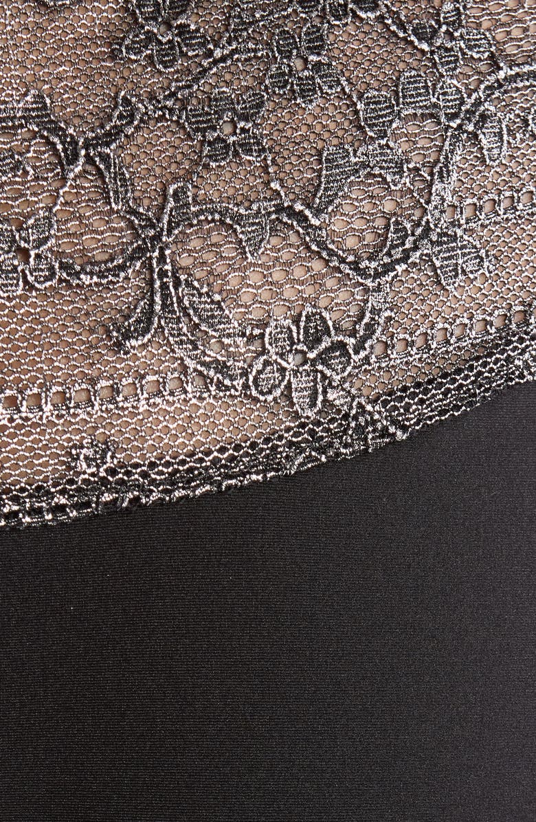 Chantelle Lingerie Rive Gauche Bikini, Alternate, color, Silver Metallic