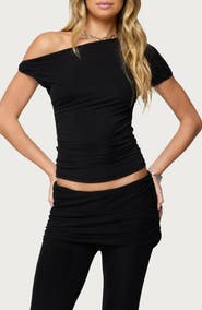 EDIKTED Halli Off the Shoulder Top