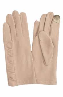 MARCUS ADLER Ruched Jersey Touchscreen Gloves