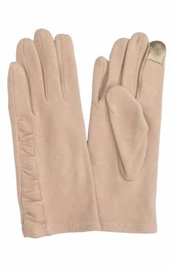 Ruched Jersey Touchscreen Gloves