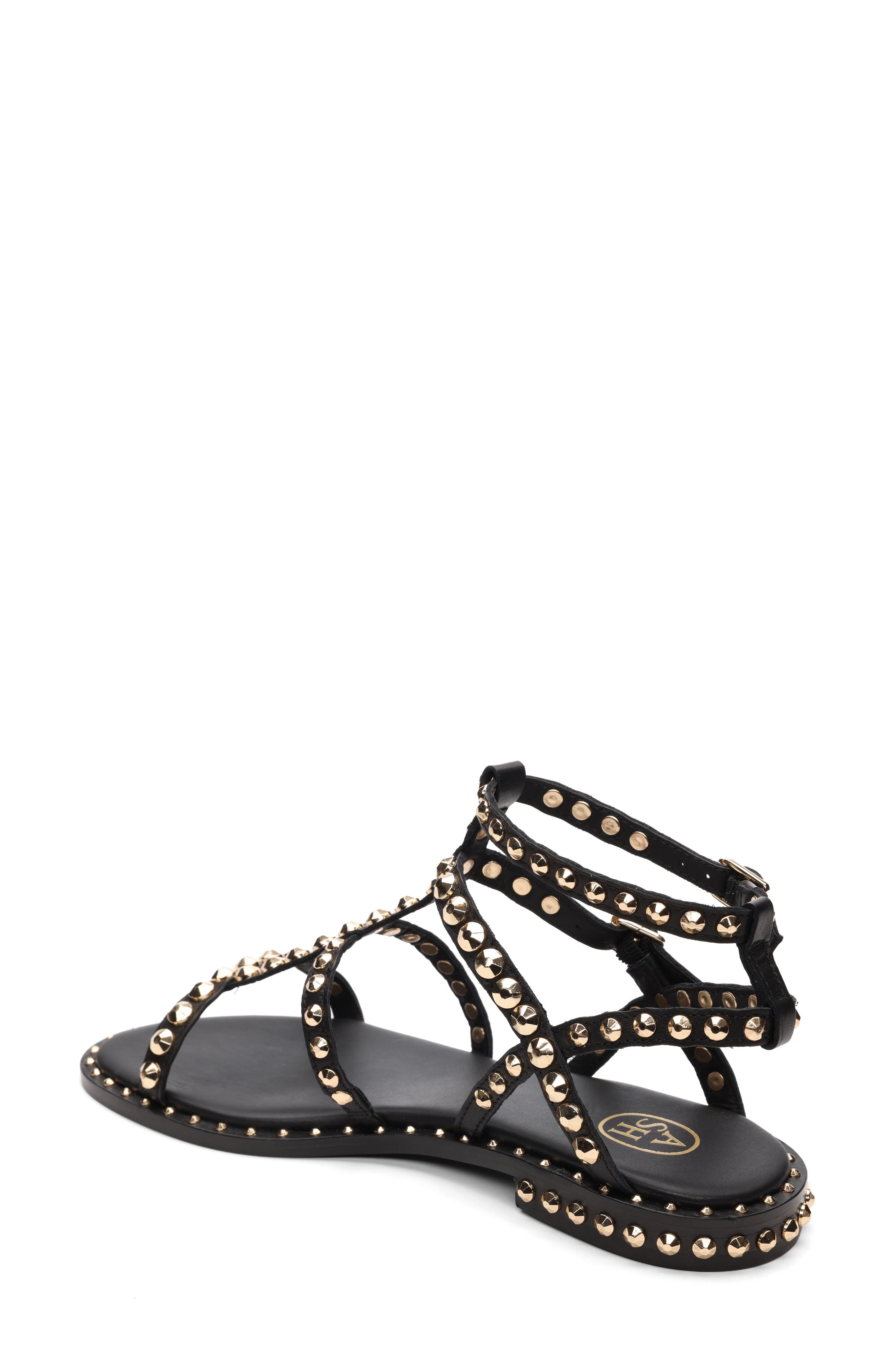 Precious Gladiator Sandal, Alternate, color, BLACK