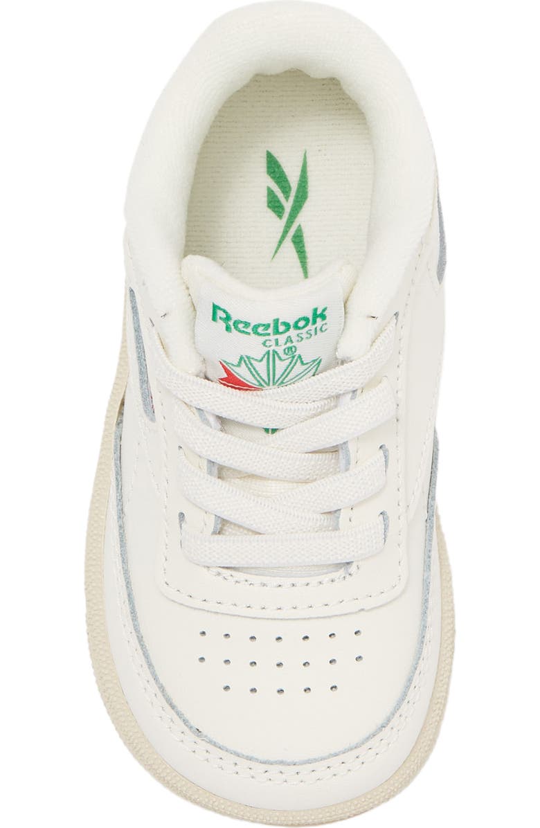 Reebok Kids' Club C Sneaker, Alternate, color, Chalk/Chalk/Glegrn