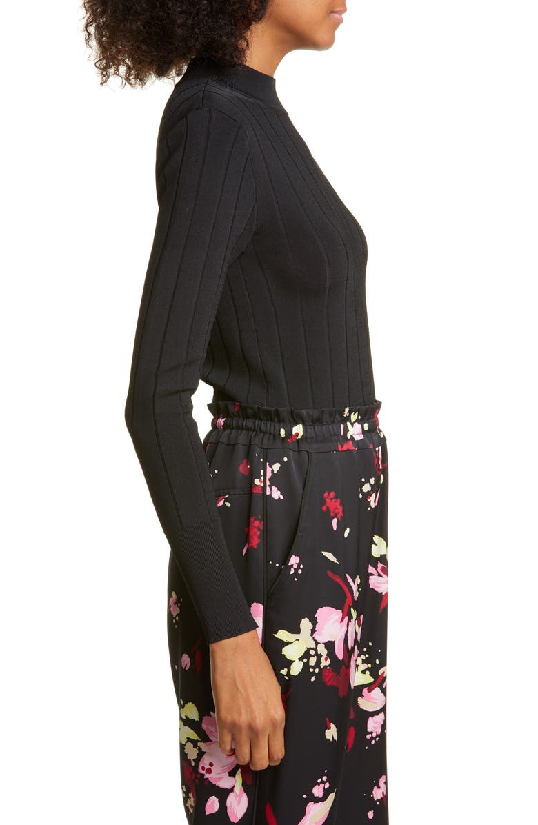 A.L.C. Koko Ribbed Mock Neck Top, Alternate, color, 