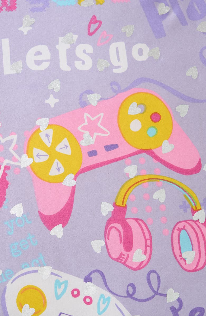 VCNY HOME Print 3-Piece Comforter Set, Alternate, color, Purple