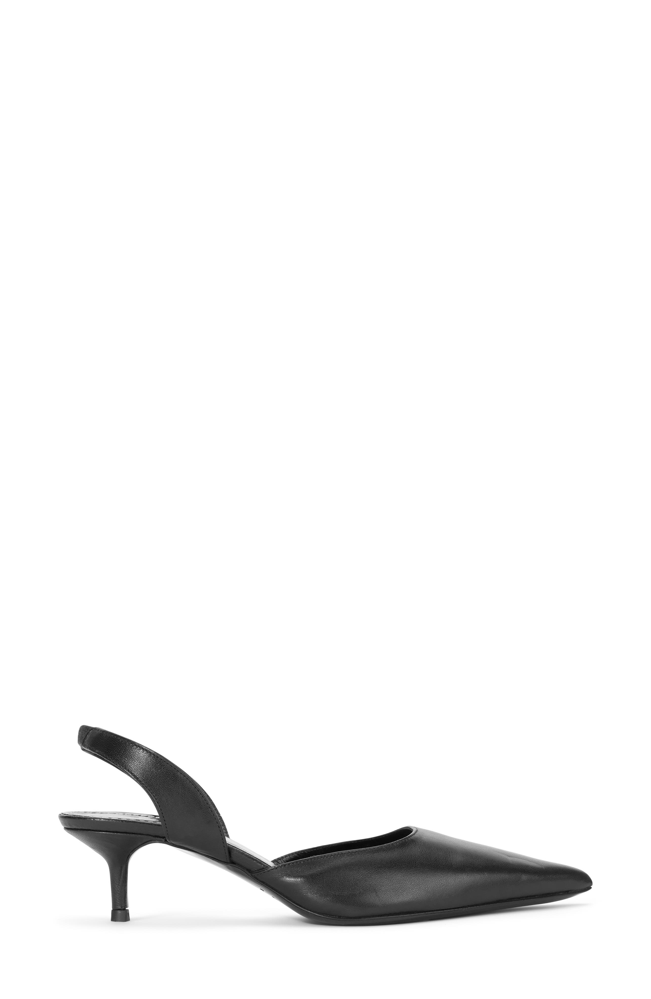 STAUD Sebastion Slingback Pointed Toe Pump, Alternate, color, Black