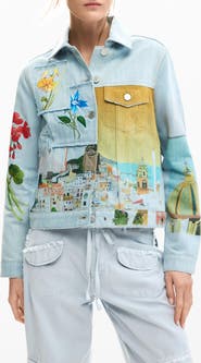 Desigual Amalfi Denim Trucker Jacket