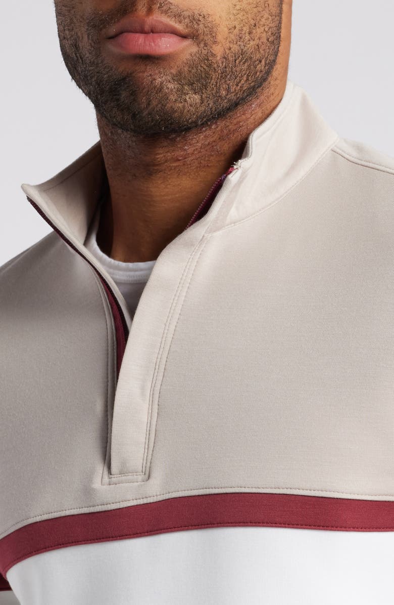 Swannies Owen Chest Stripe Golf Quarter Zip, Alternate, color,