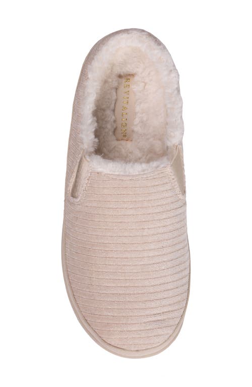Revitalign Apres Faux Fur Lined Slipper In Neutral