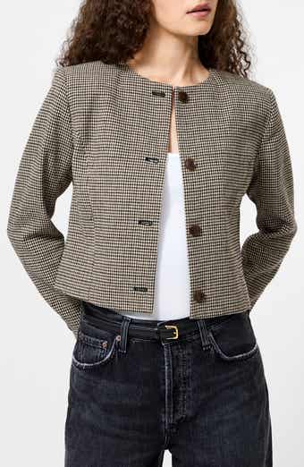 French Connection Houndstooth Check Jacket