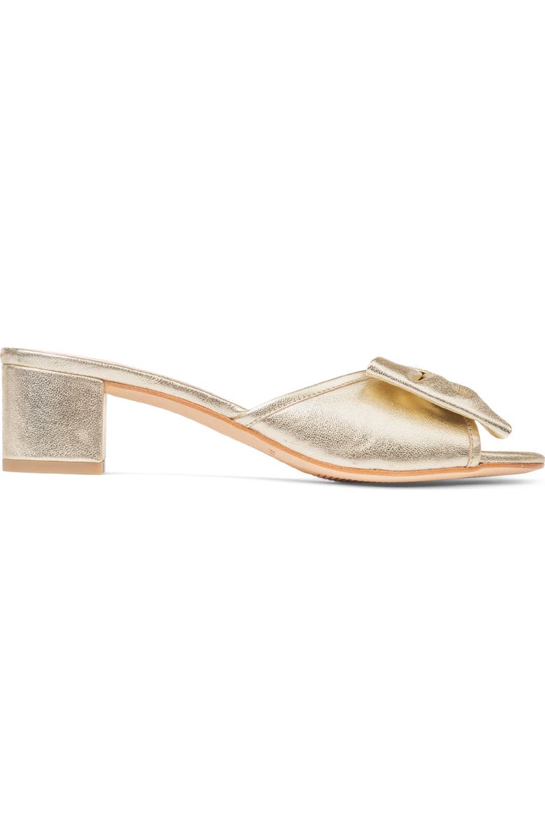 patricia green London Bow Block Heel Slide Sandal, Alternate, color,