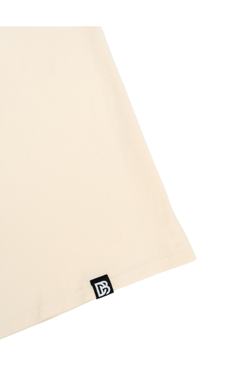 Dapper Boi Cream Essential Drop Shoulder Tee, Alternate, color, Cream