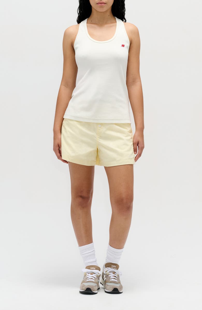 New Balance Made in USA Ribbed Tank, Alternate, color, Sea Salt