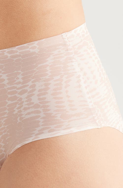 Chantelle Lingerie Soft Stretch High Waist Briefs In Light Snake Print